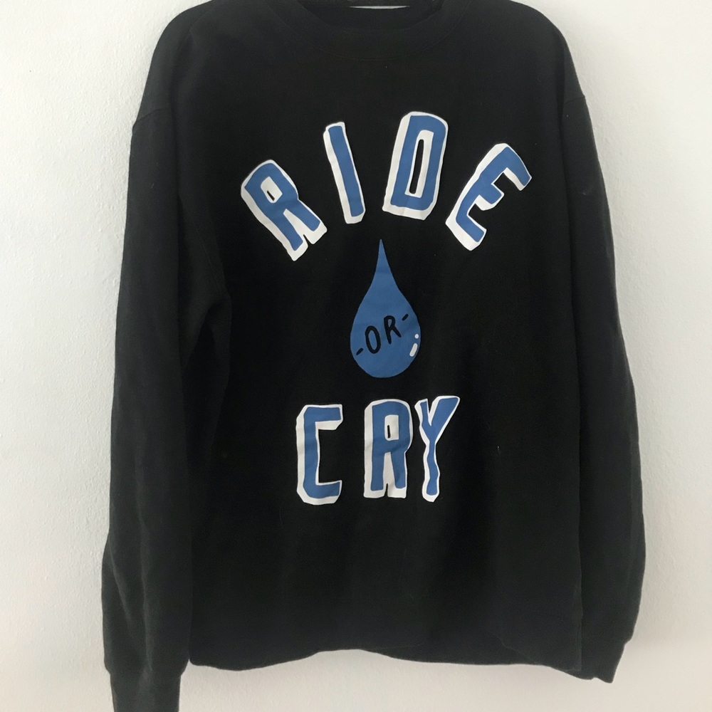 Ride or cry crewneck from Emo nite